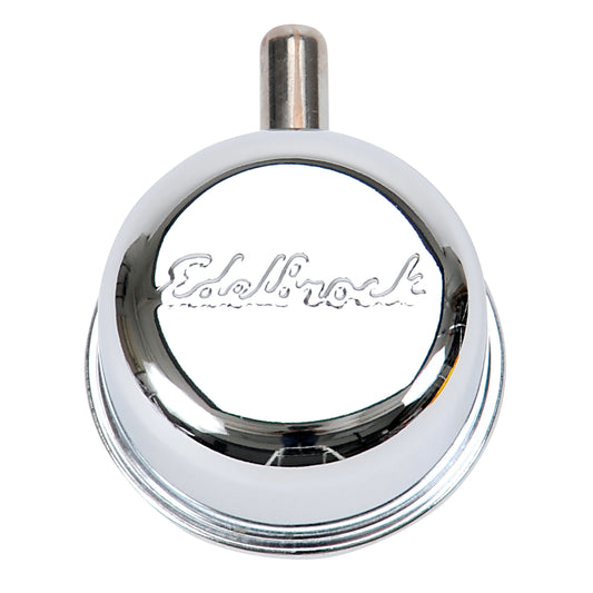 Signature Series Chrome Round Push-in Breather With 90° Vent Nipple
