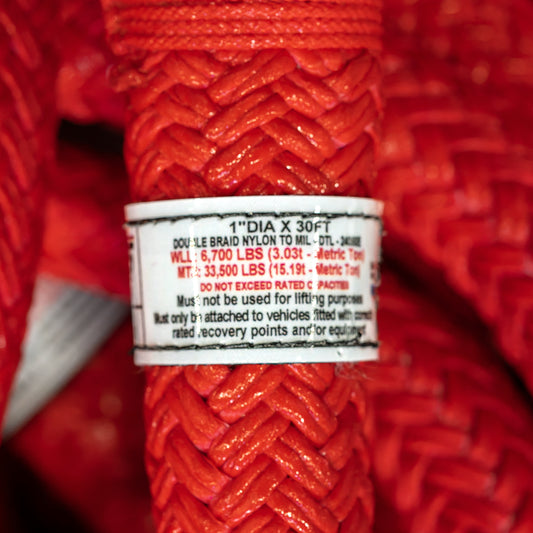 EXTREME DUTY KINETIC ENERGY ROPE 1IN DIA X 30FT