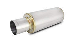 Vibrant Performance 1091 TPV Universal Muffler, 4" Round Straight Cut Tip (4" inlet - 23" long)