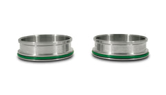 Vibrant Performance 12558 HD Clamp Stainless Weld Ferrules with O-Rings for 4.00" O.D. Tubing