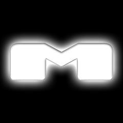 Oracle Lighting 3140-M-001 Universal Illuminated LED Letter Badges - Matte White Surface Finish - M
