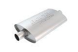 ProXS Muffler 2.25in Center Inlet/ 2.25in Center Outlet 4in X 9.5in Oval X 14in Long Body