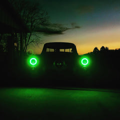 Oracle Lighting 6905-003 Pre-Installed Lights 7 IN. Sealed Beam - Red Halo