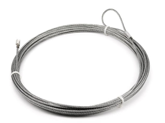 WIRE ROPE ASSEMBLY 1/4 Inch Diameter X 60 Foot Length