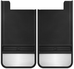 Husky Liners 55101 Rubber Rear Mud Flaps - 12IN w/ Weight