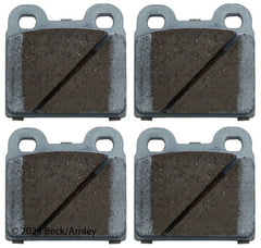 Beck/Arnley 085-0654 PREMIUM ASM BRAKE PADS