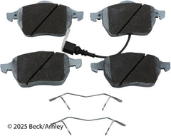 Beck/Arnley 085-6662 PREMIUM ASM PADS W / HARDWARE