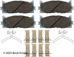 Beck/Arnley 085-6758 PREMIUM ASM PADS W / HARDWARE