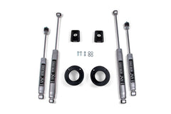 BDS Suspension BDS694FS - 2 Inch Leveling Kit Ram 3500 13-24 4WD Fox 2.0 Performance Shocks
