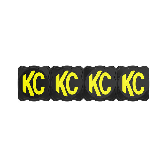 KC HiLiTES COVER FLEX ERA BAR 10IN BLACK/YELLOW EA - 5331