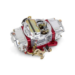 Holley 0-76750RD Ultra Double Pumper Carburetor 750 CFM 4150 Mechanical Secondaries Billet Color Red Shiny Gasoline