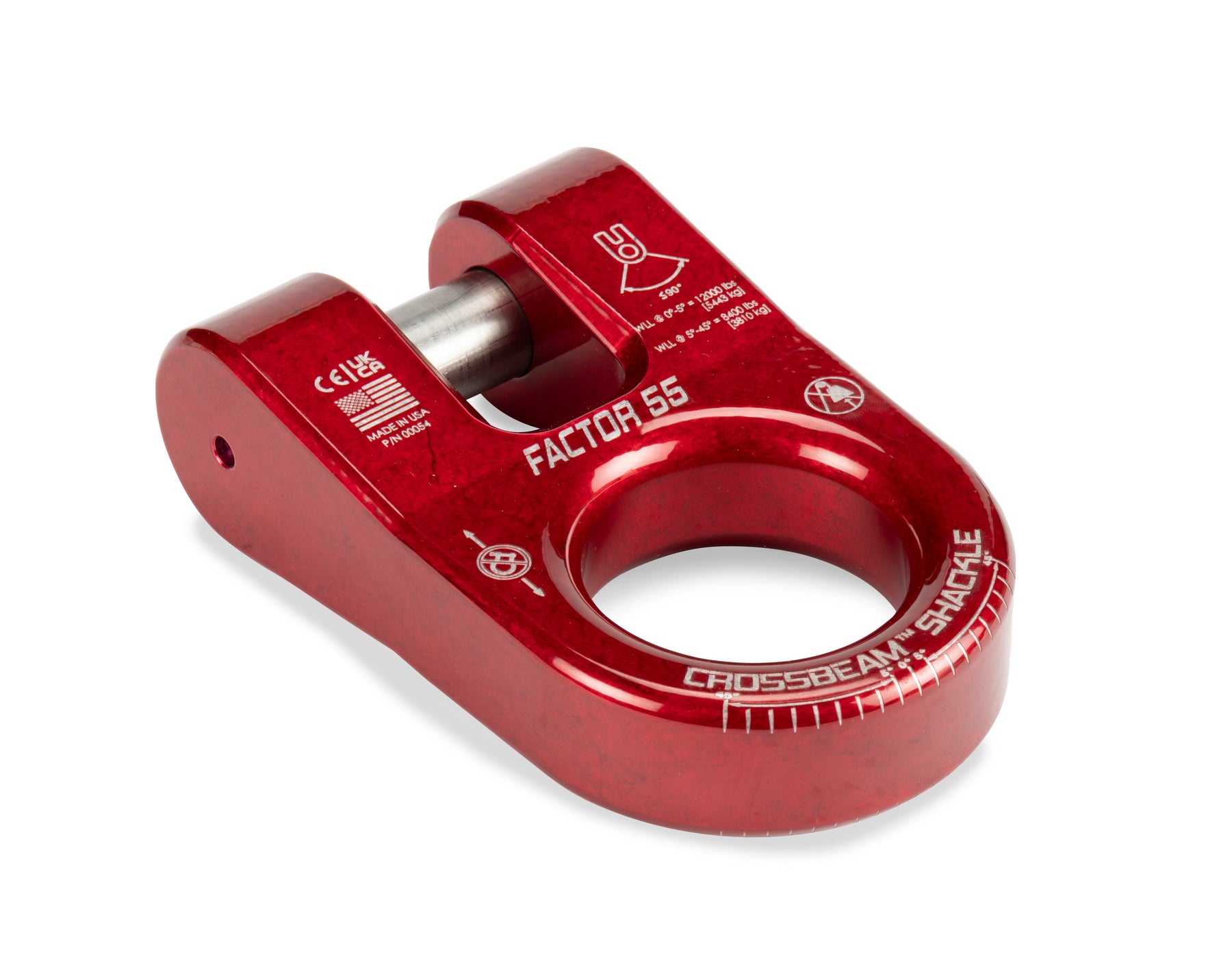 Factor 55 00054-01 - CROSSBEAM SHACKLE RED