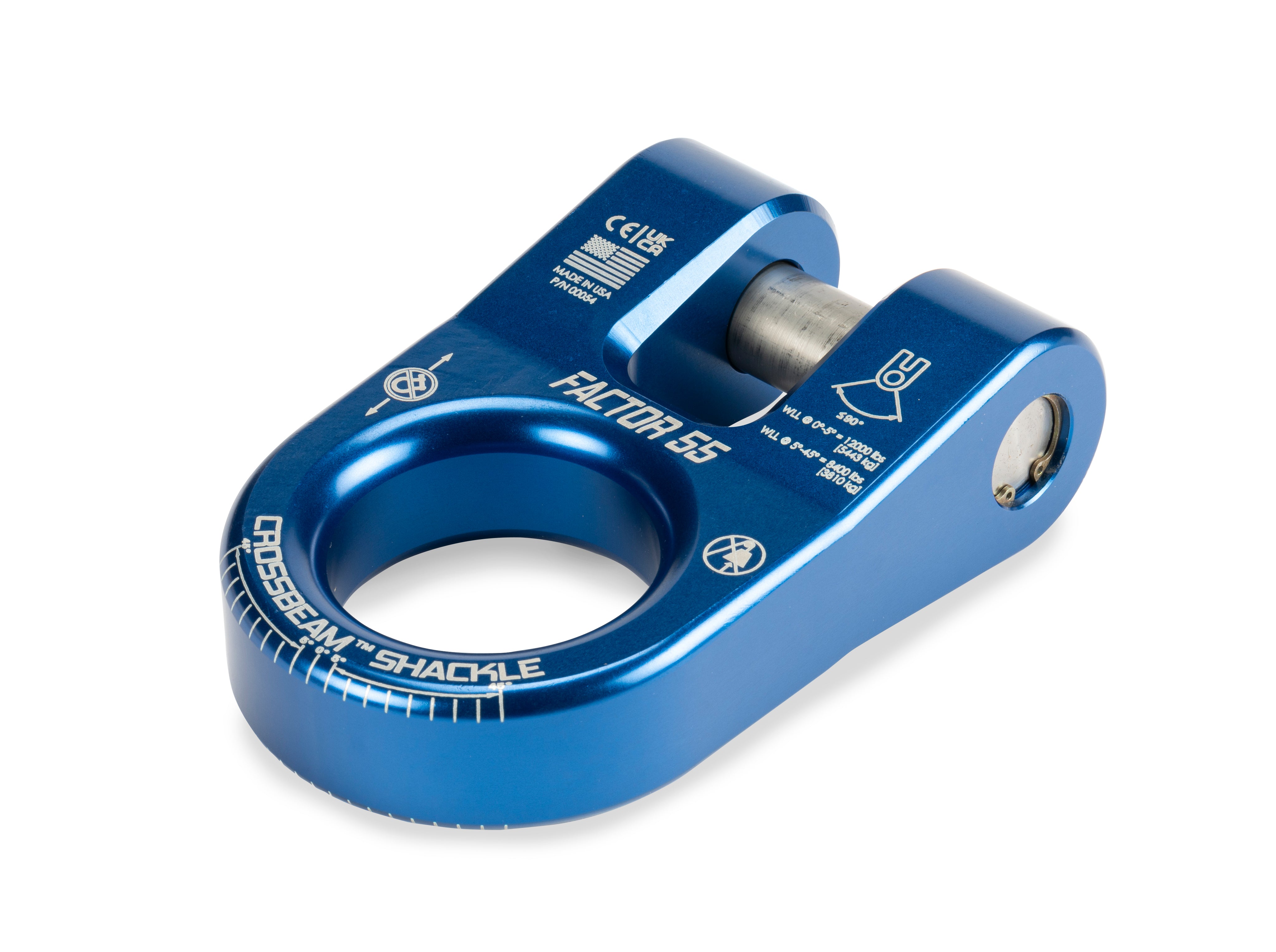 Factor 55 00054-02 - CROSSBEAM SHACKLE BLUE 1