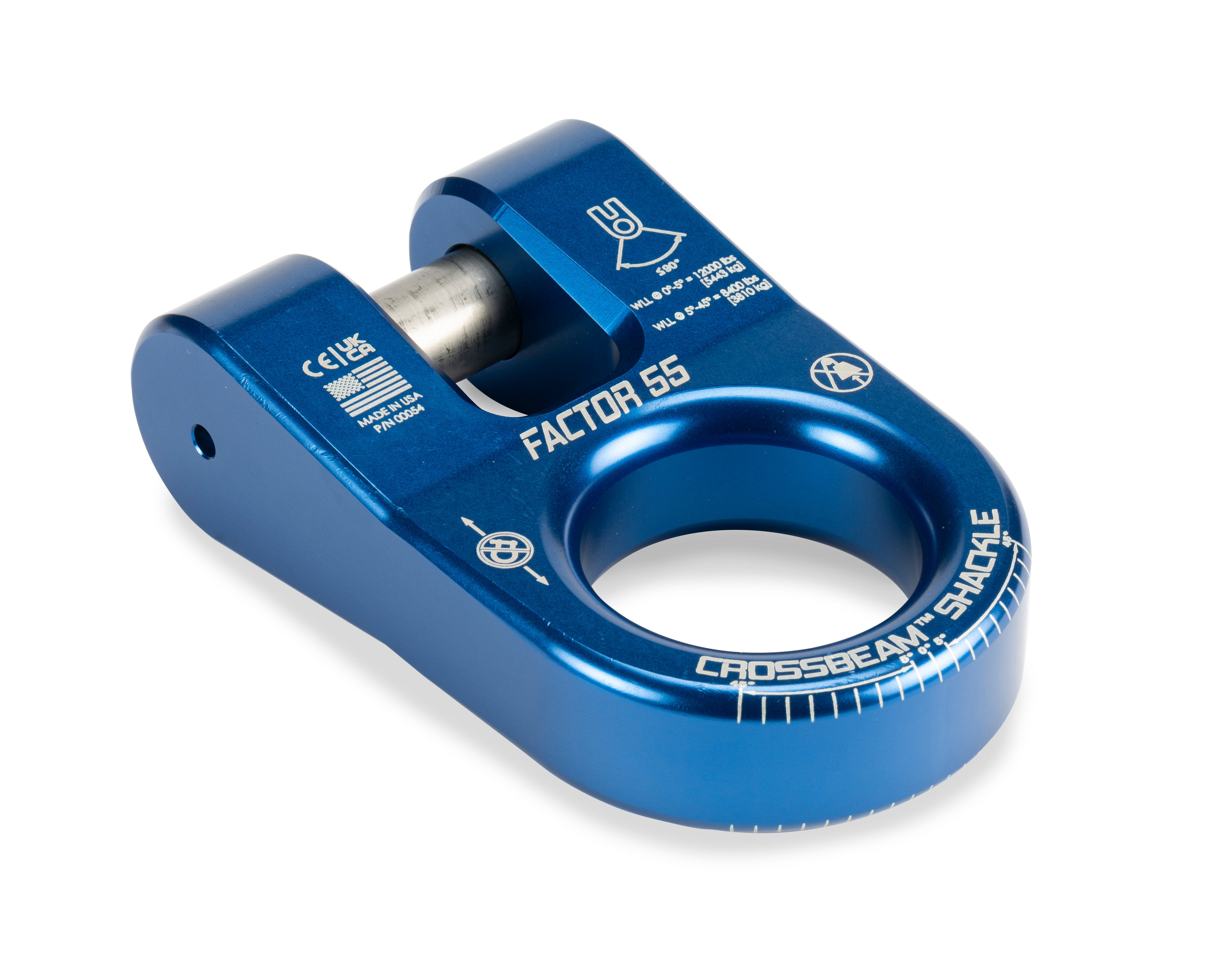 Factor 55 00054-02 - CROSSBEAM SHACKLE BLUE 2