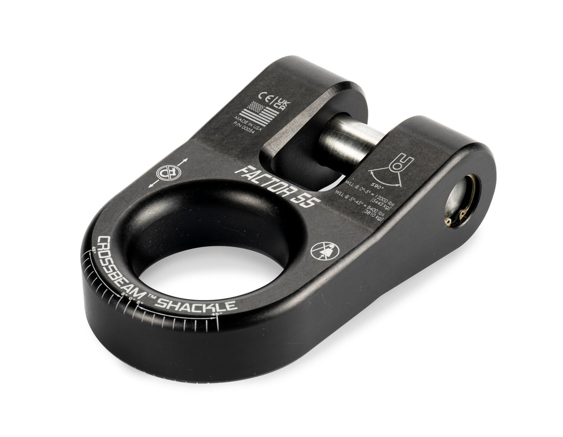 Factor 55 NA Factor 55 00054-04 - CROSSBEAM SHACKLE BLACK