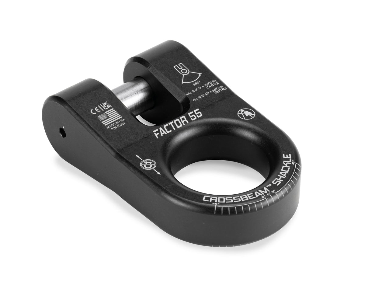 Factor 55 NA Factor 55 00054-04 - CROSSBEAM SHACKLE BLACK