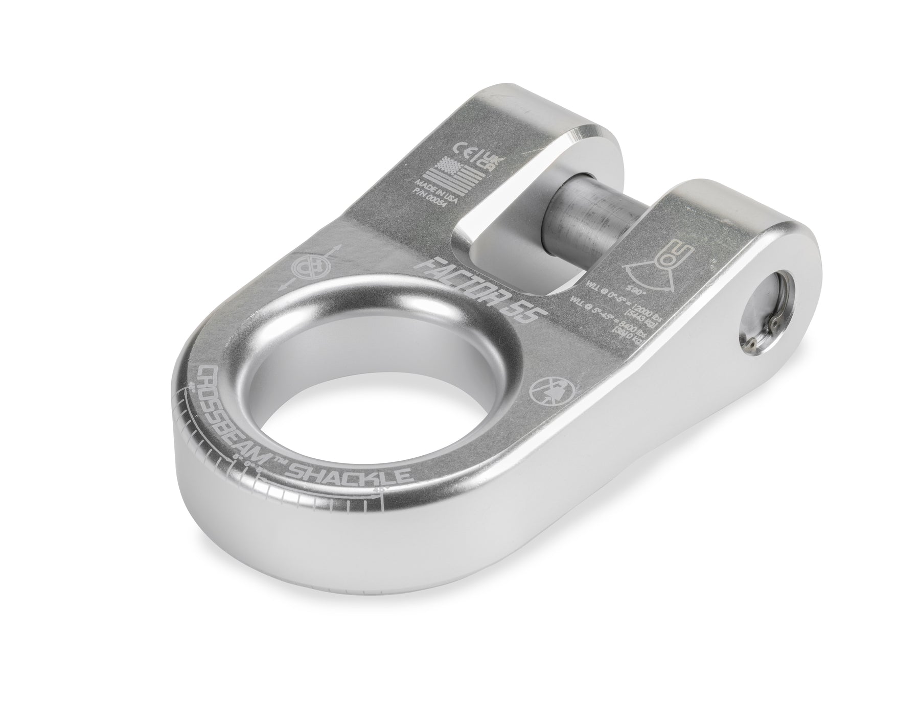 Factor 55 00054-05 - CROSSBEAM SHACKLE SILVER