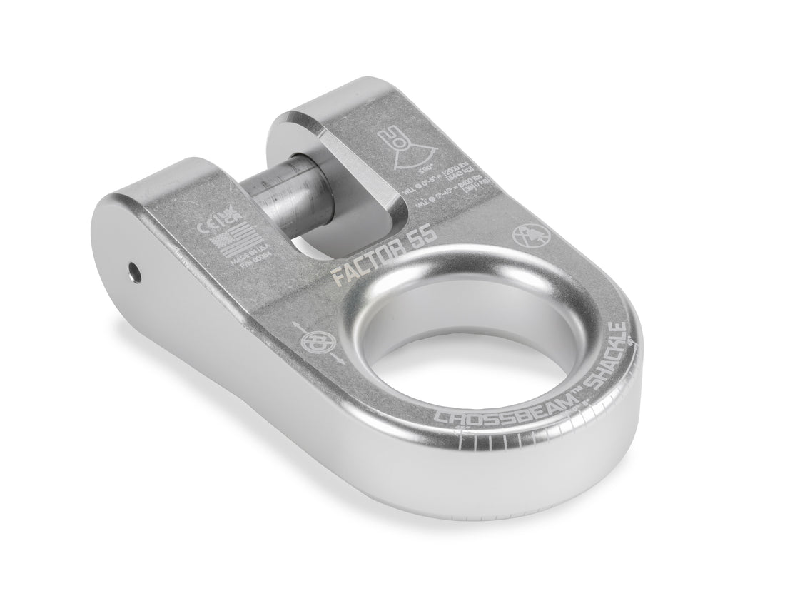 Factor 55 00054-05 - CROSSBEAM SHACKLE SILVER
