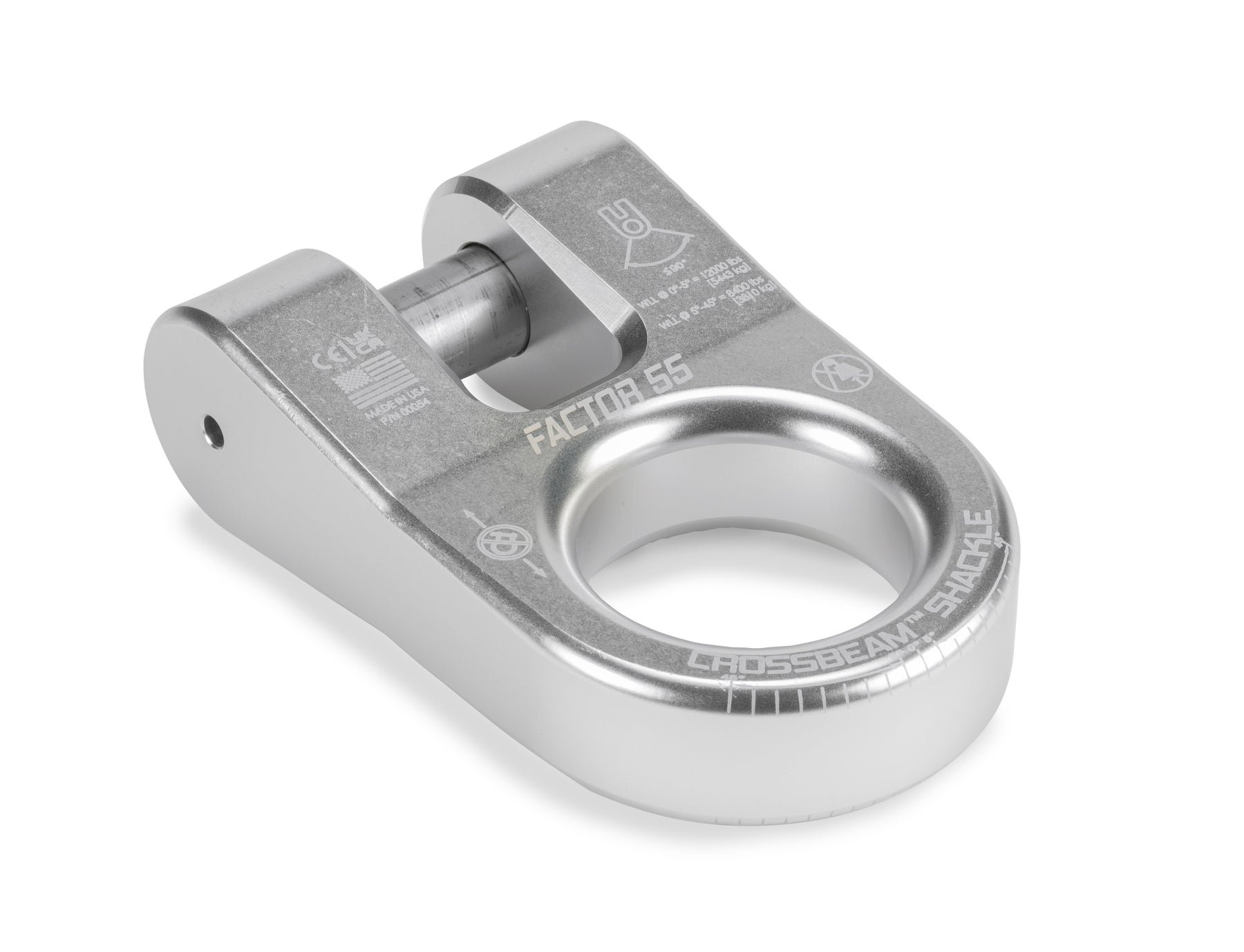 Factor 55 00054-05 - CROSSBEAM SHACKLE SILVER