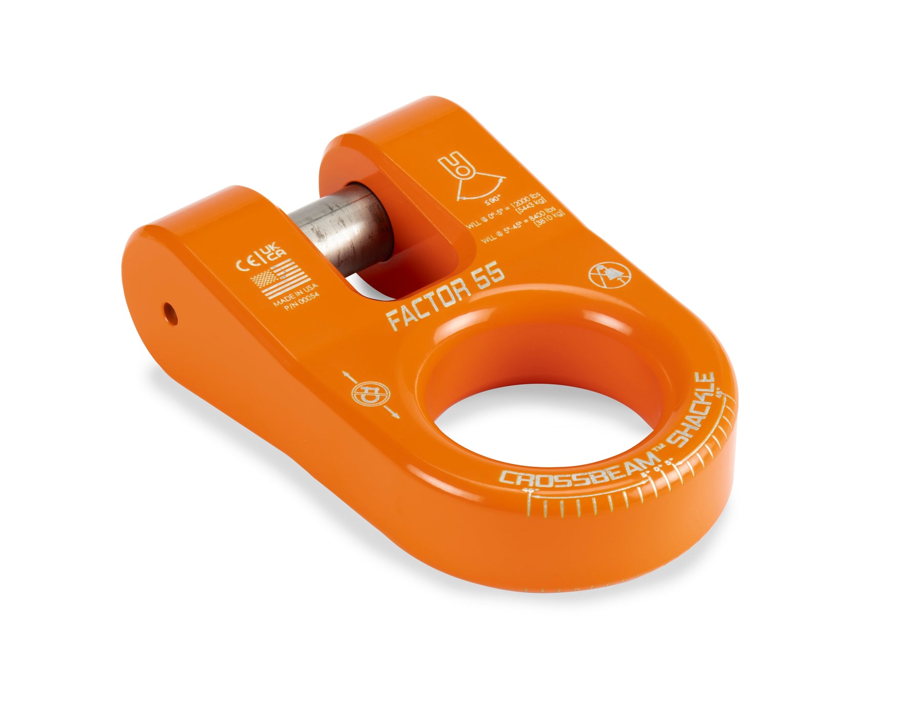 Factor 55 00054-07 - CROSSBEAM SHACKLE ORANGE