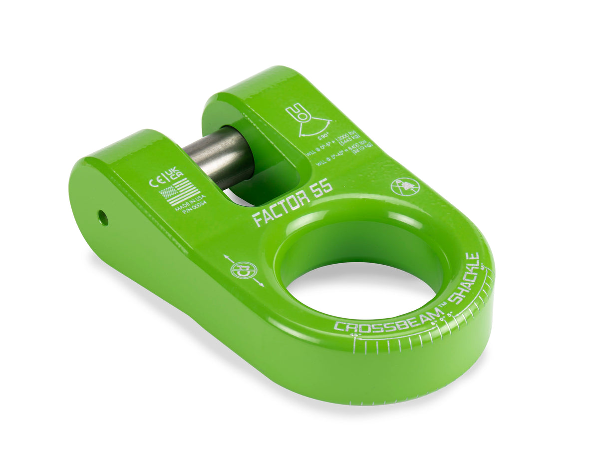 Factor 55 NA Factor 55 00054-08 - CROSSBEAM SHACKLE GREEN