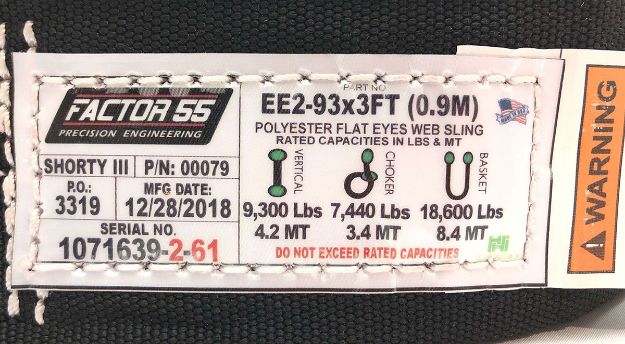 Factor 55 00079 - Tow Strap