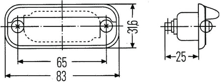 Hella 001378041 - License Plate Light 001378041 2
