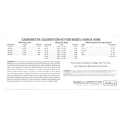 Edelbrock 1948 Carburetor Calibration Kit