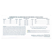 Edelbrock 1949 Carburetor Calibration Kit