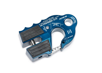 Factor 55 00275-02 - ULTRAHOOK XTV WINCH HOOK WITH SHACKLE MOUNT -- BLUE 1