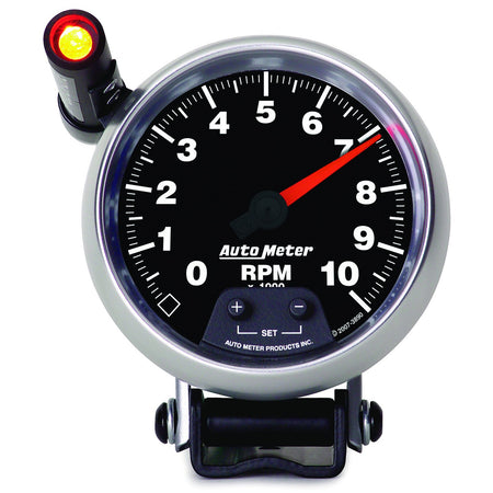 AutoMeter 3890 - GAUGE, TACHOMETER, 3 3/4", 10K RPM, PEDESTAL W/ EXT. QUICK-LITE, GS 4
