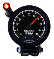 AutoMeter 5990 - GAUGE, TACHOMETER, 3 3/4", 10K RPM, PEDESTAL W/ EXT. QUICK-LITE, ES 4