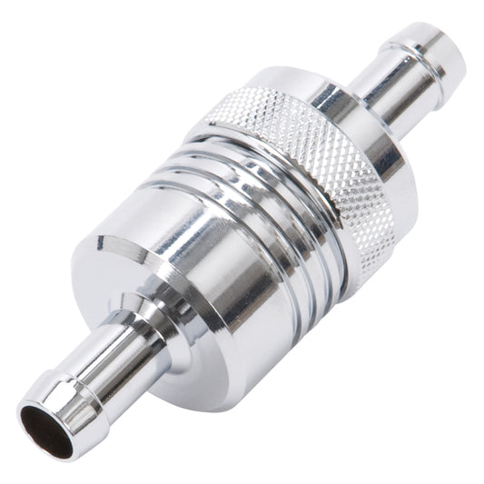 3" Aluminum Street Fuel Filter In Chrome Finish