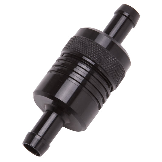 3" Aluminum Street Fuel Filter In Black Finish