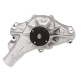 Long Water Pump #8881 For Small-Block Chevy  Reverse Rotation  Satin Finish