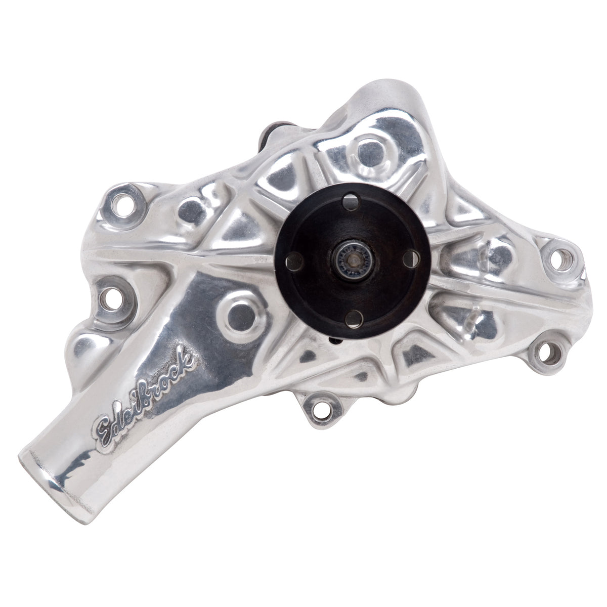 Water Pump For Small-Block Chevy - Reverse  In Polished Finish (Long)