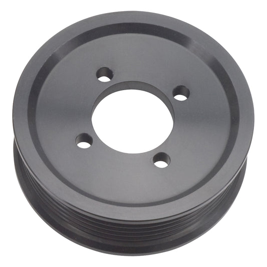 3.50" 6-Rib E-Force S/C Pulley In Black Finish For Stage 3 - Pro Tuner System