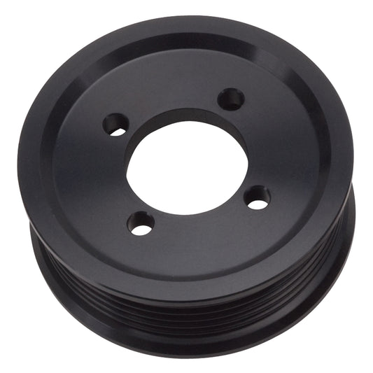 3.25" 6-Rib E-Force S/C Pulley In Black Finish For Stage 3 - Pro Tuner System