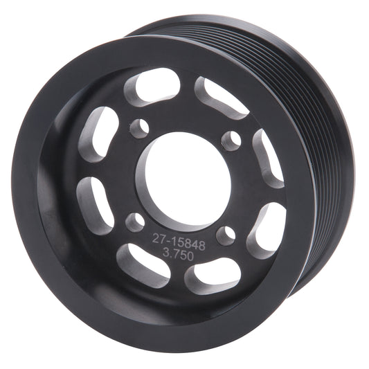 3.75" 10-Rib E-Force S/C Pulley In Black Finish For Enforcer Systems