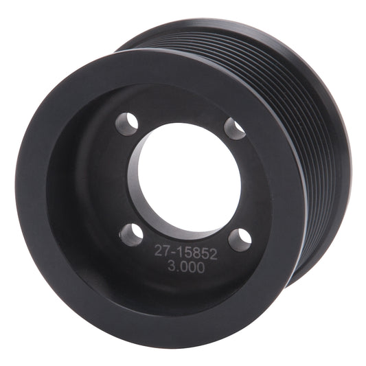 3.00" 10-Rib E-Force S/C Pulley In Black Finish For Enforcer Systems