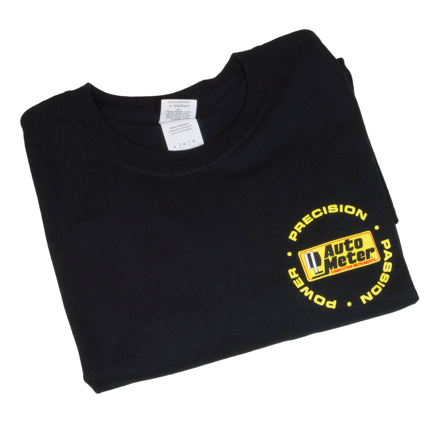 AutoMeter 0422XL - T-SHIRT, ADULT XLARGE, BLACK, 'COMPETITION INSTRUMENTS'