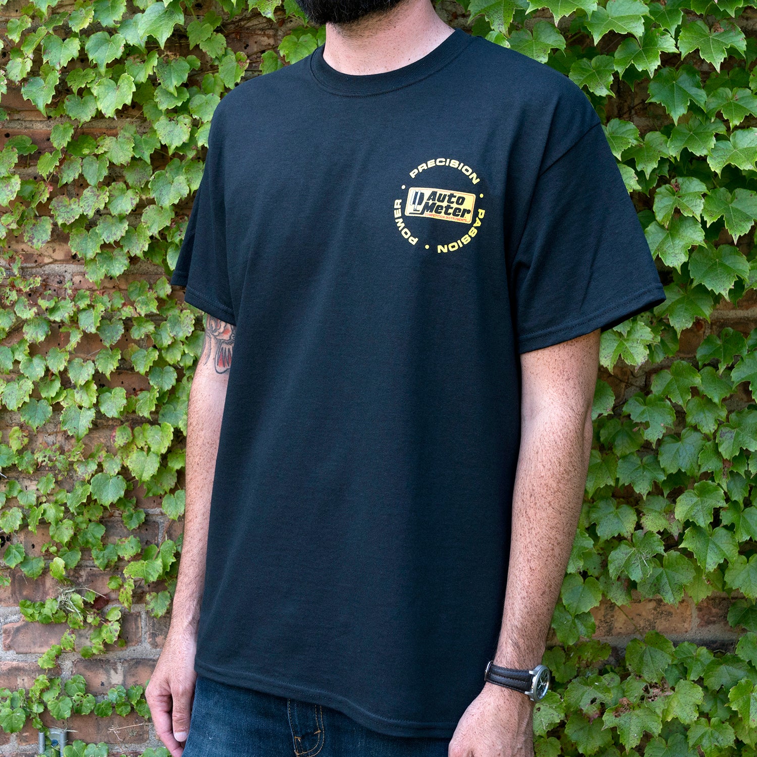 AutoMeter 0422XL - T-SHIRT, ADULT XLARGE, BLACK, 'COMPETITION INSTRUMENTS'
