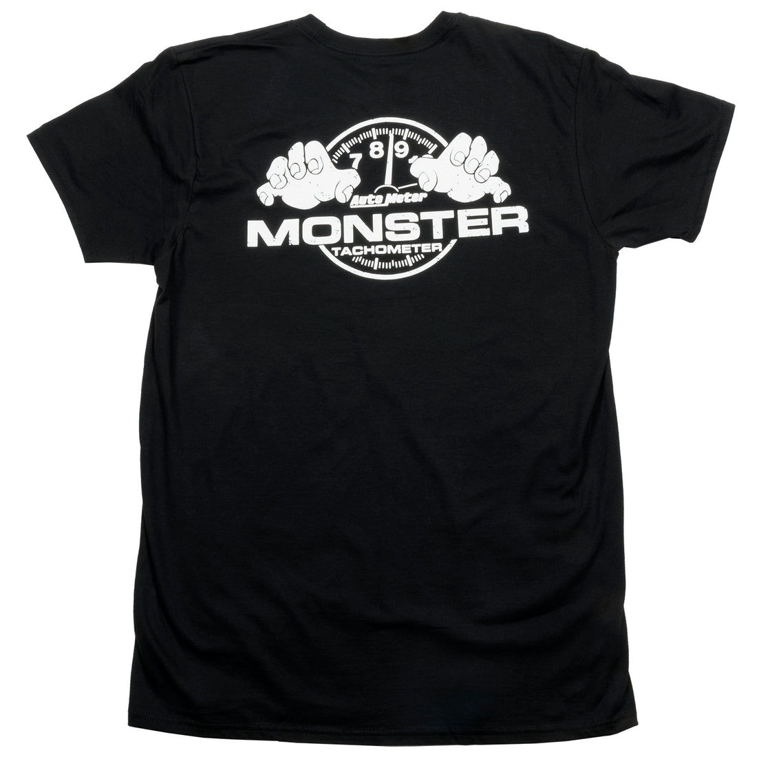 AutoMeter 0424M - T-SHIRT, ADULT MEDIUM, BLACK, 'MONSTER'