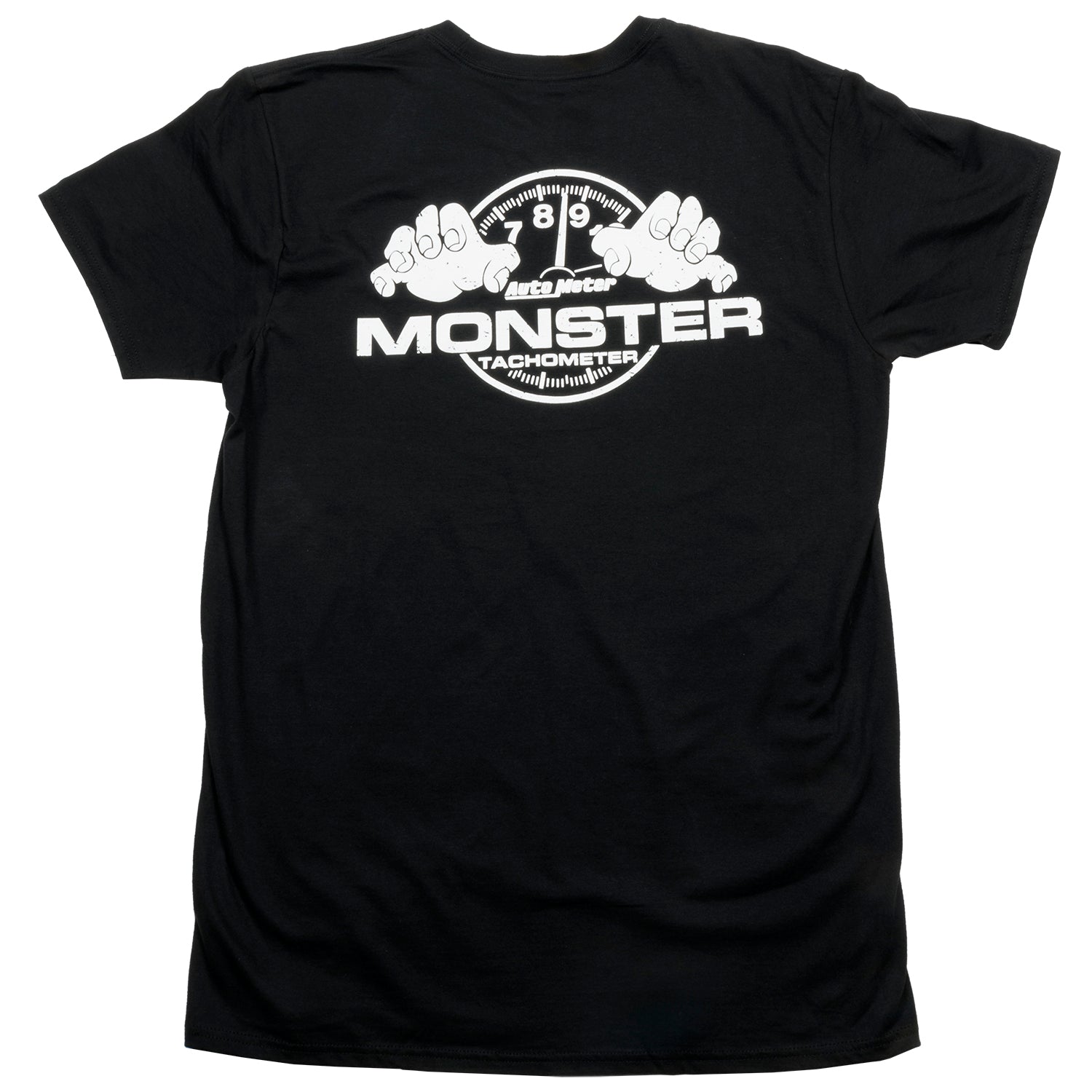 AutoMeter 0424M - T-SHIRT, ADULT MEDIUM, BLACK, 'MONSTER'
