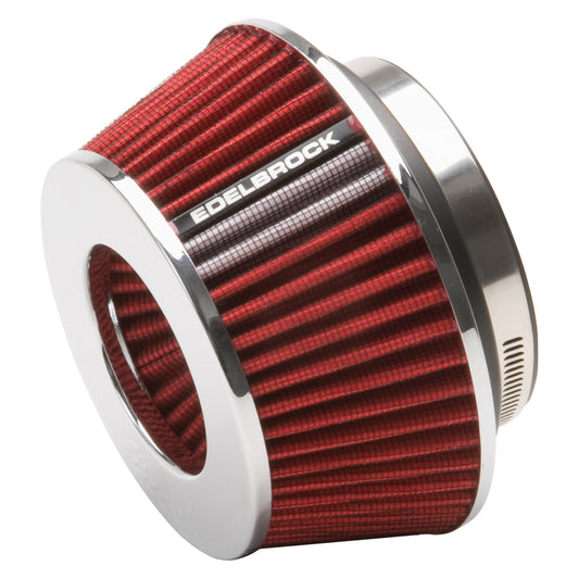 Pro-FloÂ® Universal Red Compact Conical Air Filter With 3"  3.5"  And 4" Inlet
