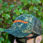 AutoMeter 0444 - HAT, MESH BACK W/VELCRO, HUNTING CAMO, BLAZE ORANGE 'AUTOMETER' 5