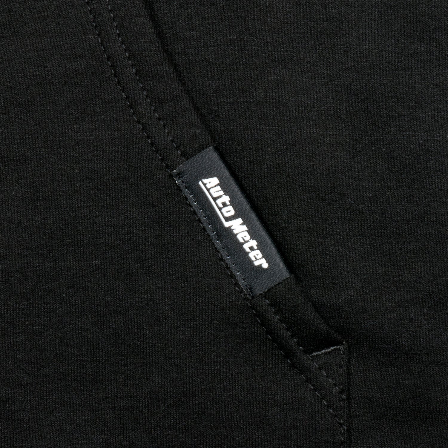 AutoMeter 0448L - ZIP HOODIE, ADULT LARGE, BLACK, 'VINTAGE'