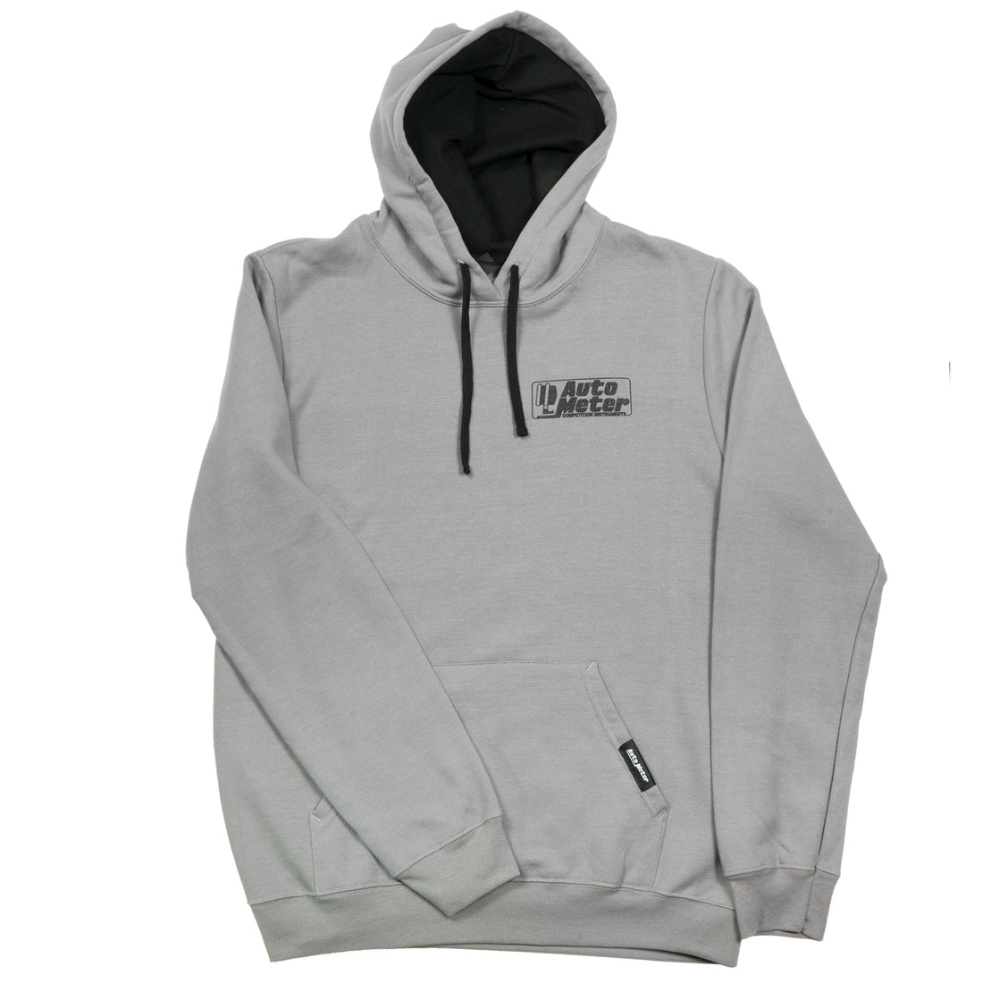 AutoMeter 0449M - PULLOVER HOODIE, ADULT MEDIUM, GRAY, 'COMPETITION' 5