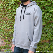 AutoMeter 0449M - PULLOVER HOODIE, ADULT MEDIUM, GRAY, 'COMPETITION' 3