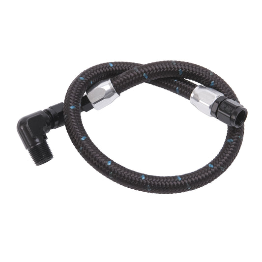 Black Braided Stainless Steel Fuel Hose Kit
